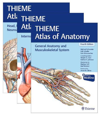 Cover image for THIEME Atlas of Anatomy, Three Volume Set, Fourth Edition