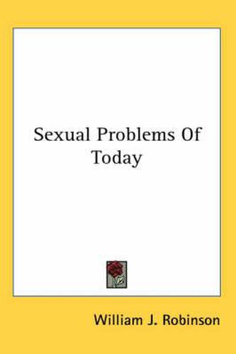 Cover image for Sexual Problems of Today