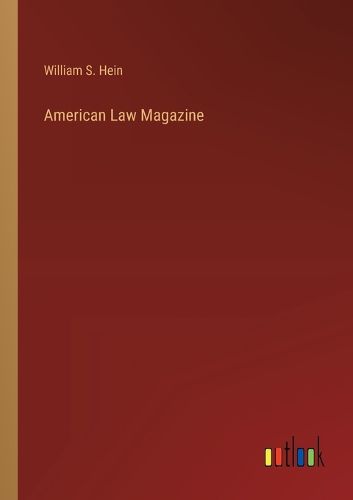 Cover image for American Law Magazine