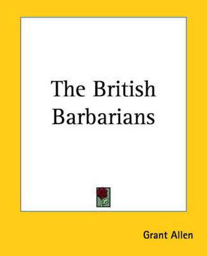 Cover image for The British Barbarians