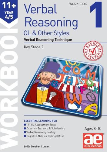 11+ Verbal Reasoning Year 4/5 GL & Other Styles Workbook 1