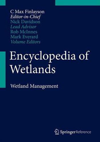 Encyclopedia of Wetlands: Volume II. Wetlands Management