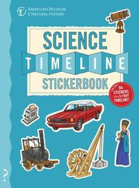Cover image for Science Timeline Stickerbook: The Story of Science from the Stone Ages to the Present Day!