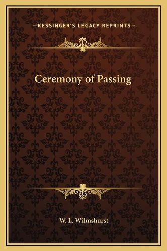 Ceremony of Passing