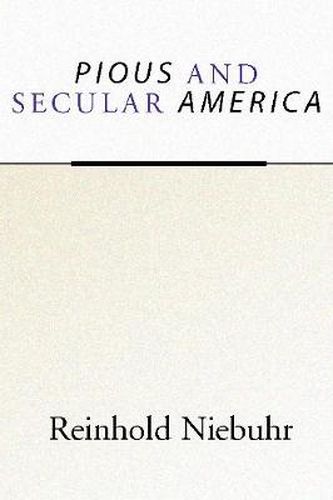 Cover image for Pious and Secular America