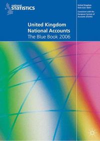 Cover image for United Kingdom National Accounts 2006: The Blue Book