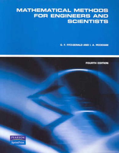 Cover image for Mathematical Methods for Engineers and Scientists, Pearson Original Edition