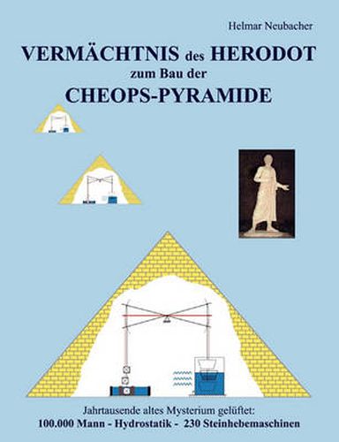 Cover image for VERMAECHTNIS des HERODOT zum Bau der CHEOPS-PYRAMIDE: Jahrtausende altes Mysterium geluftet: 100.000 Mann - Hydrostatik - 230 Steinhebemaschinen