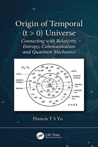 Cover image for Origin of Temporal (t > 0) Universe: Connecting with Relativity, Entropy, Communication, and Quantum Mechanics