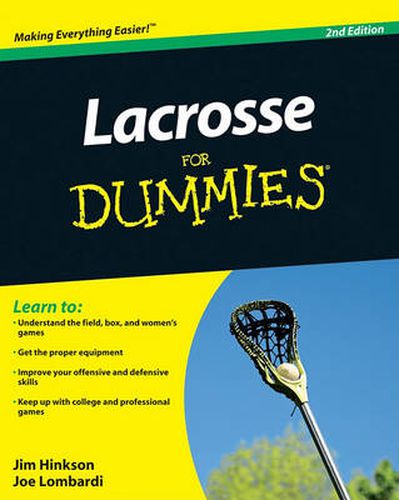 Cover image for Lacrosse For Dummies