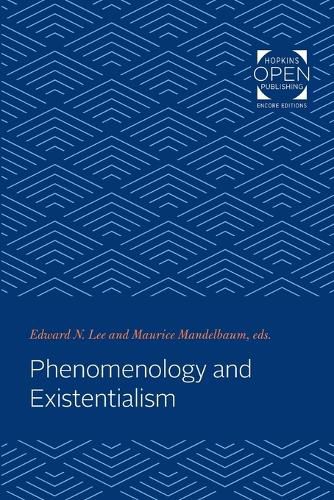 Cover image for Phenomenology and Existentialism