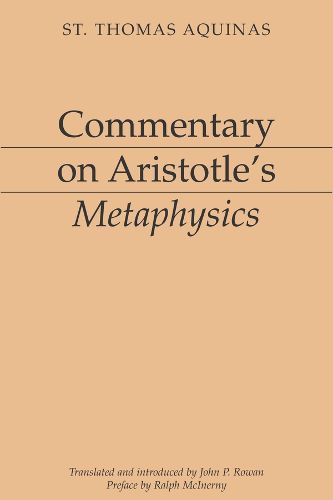 Commentary on Aristotle"s Metaphysics