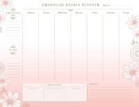 Cover image for Gratitude Weekly Planner Notepad