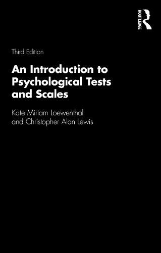 Cover image for An Introduction to Psychological Tests and Scales