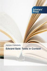 Cover image for Edward Said: Texts in Context