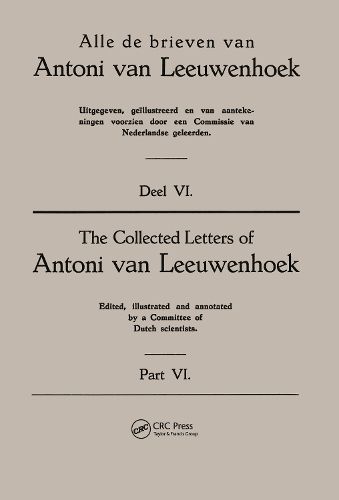 Cover image for Collected Letters Van Leeuwenhoek, Volume 6