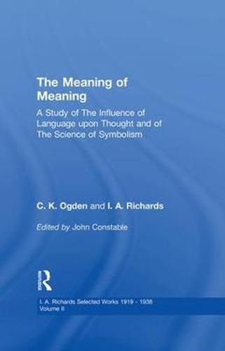 Cover image for Meaning Of Meaning         V 2