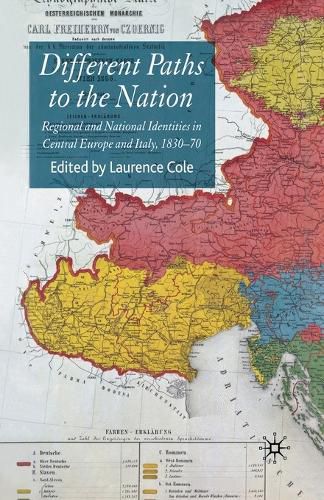 Cover image for Different Paths to the Nation: Regional and National Identities in Central Europe and Italy, 1830-70