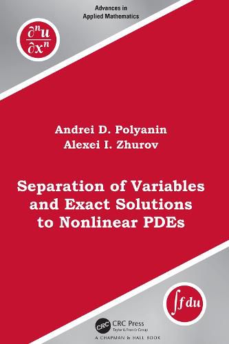 Cover image for Separation of Variables and Exact Solutions to Nonlinear PDEs