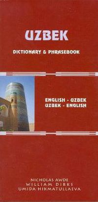 Cover image for Uzbek-English/English-Uzbek Dictionary and Phrasebook: Romanized