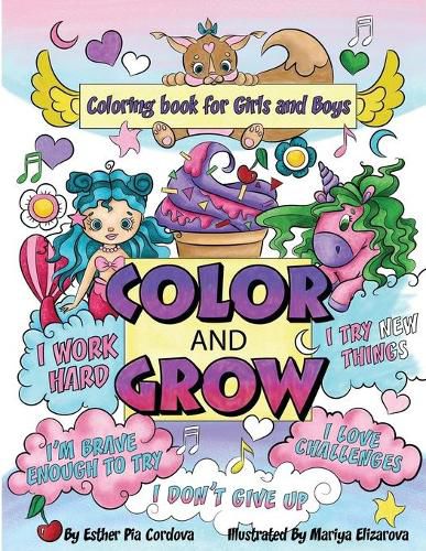 Cover image for Color and Grow: A Coloring Book for Girls and Boys