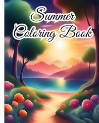 Cover image for Summer Coloring Book For Kids