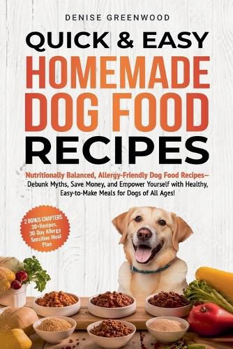 Cover image for Quick & Easy Homemade Dog Food Recipes