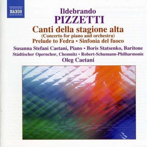 Pizzetti Songs For The Seasons Canti Della Stagione