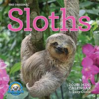 Cover image for Original Sloths Mini Wall Calendar 2025