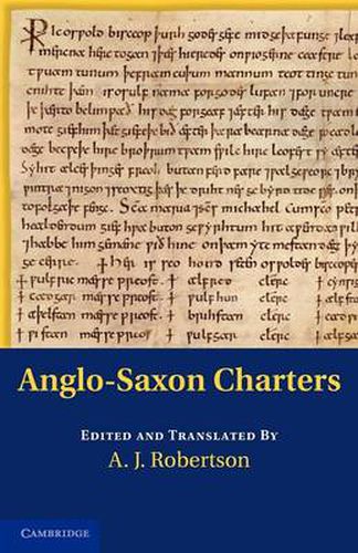 Cover image for Anglo-Saxon Charters