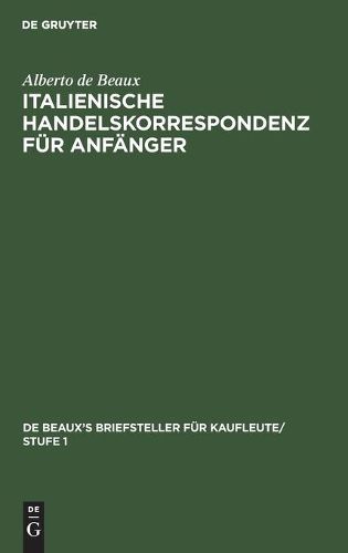 Cover image for Italienische Handelskorrespondenz Fur Anfanger