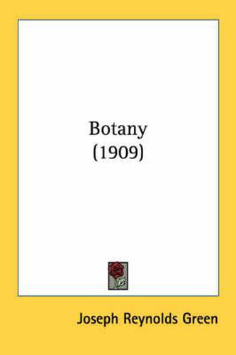 Cover image for Botany (1909)