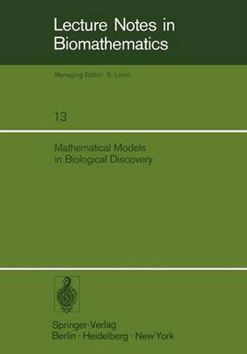 Cover image for Mathematical Models in Biological Discovery