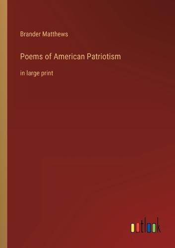 Cover image for Poems of American Patriotism