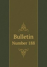 Cover image for Bulletin Number 188