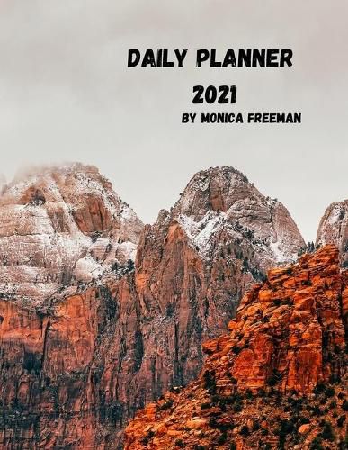 Cover image for Daily planner 2021: Great daily planner for 2021 one page per day 8.5*11