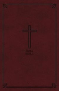 Cover image for KJV Holy Bible, Personal Size Giant Print Reference Bible, Burgundy Leathersoft, 43,000 Cross References, Red Letter, Comfort Print: King James Version