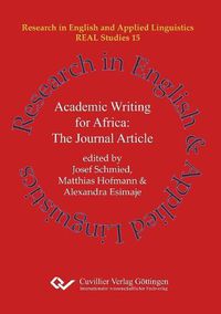 Cover image for Academic Writing for Africa: The Journal Article