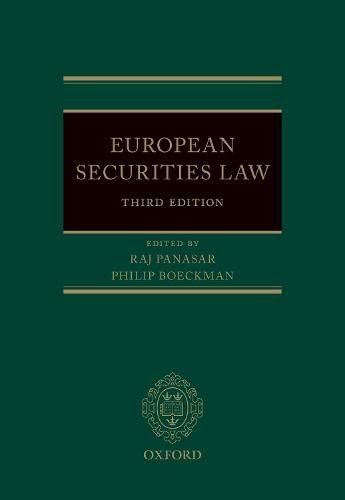 Cover image for European Securities Law