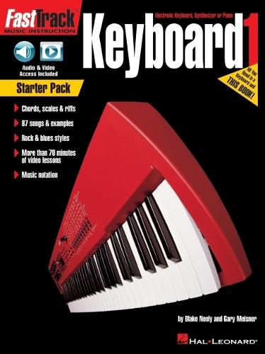 FastTrack Keyboard - Book 1 Starter Pack: Includes Method Book with Audio & Video Online