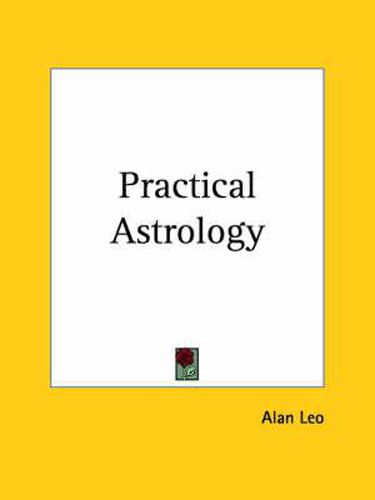 Cover image for Practical Astrology