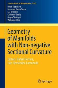 Cover image for Geometry of Manifolds with Non-negative Sectional Curvature: Editors: Rafael Herrera, Luis Hernandez-Lamoneda