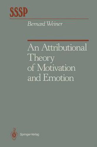 Cover image for An Attributional Theory of Motivation and Emotion