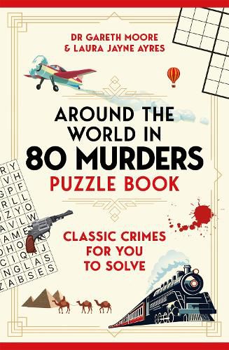 Cover image for Around the World in 80 Murders Puzzle Book