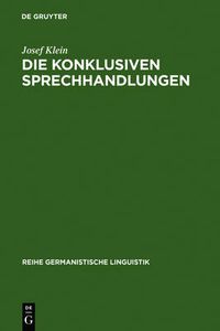 Cover image for Die konklusiven Sprechhandlungen