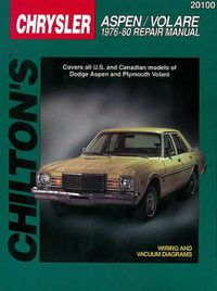 Cover image for Dodge Aspen/Volare (76 - 80) (Chilton)