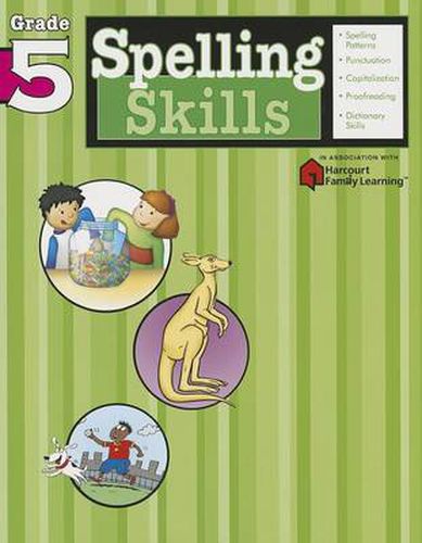 Cover image for Spelling Skills: Grade 5 (Flash Kids Harcourt Family Learning)