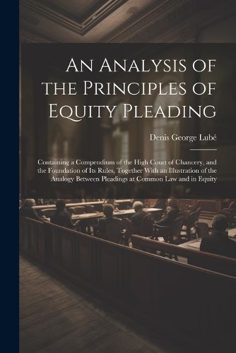 Cover image for An Analysis of the Principles of Equity Pleading