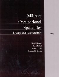 Cover image for Military Occupational Specialties: Change and Consolidation