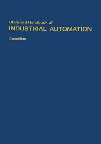 Cover image for Standard Handbook of Industrial Automation